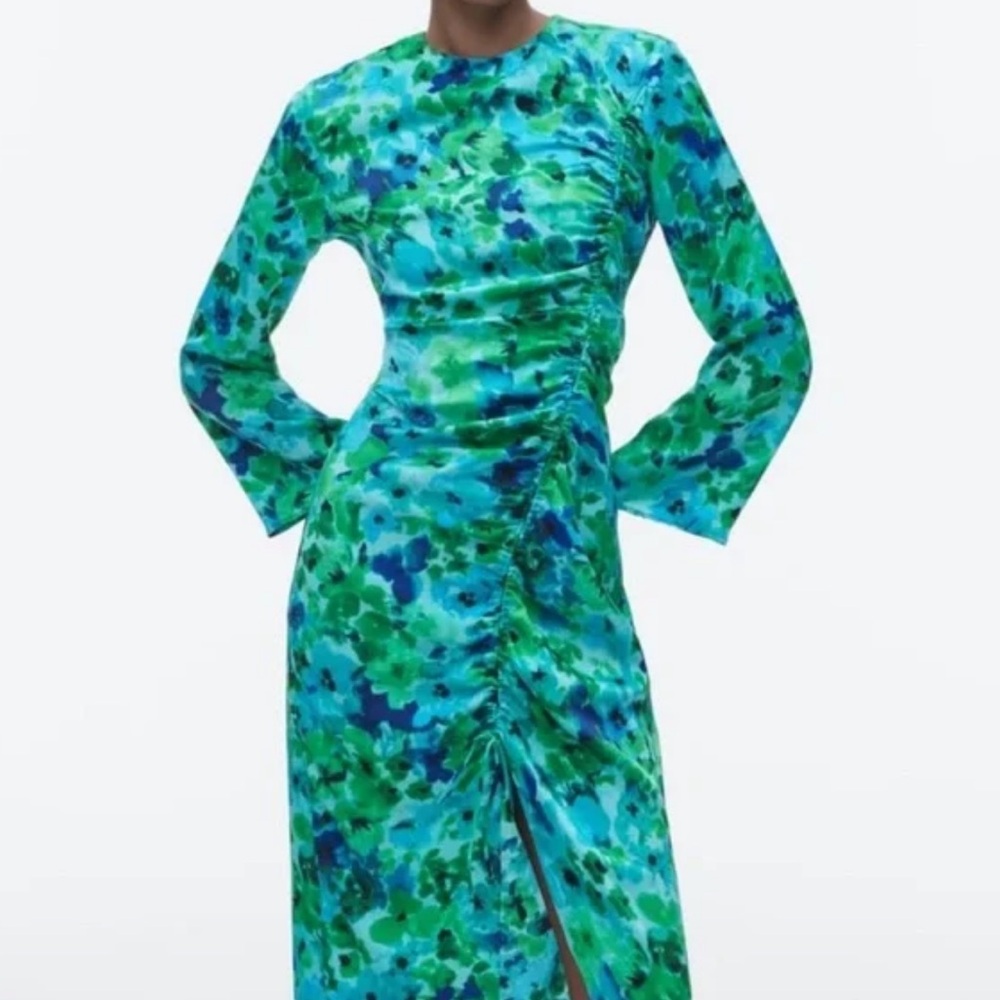 Zara satin long dress NWT SIZE S